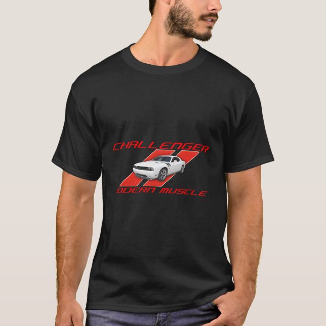 Camiseta Dodge Challenger Rt Músculo Moderno (Frente)