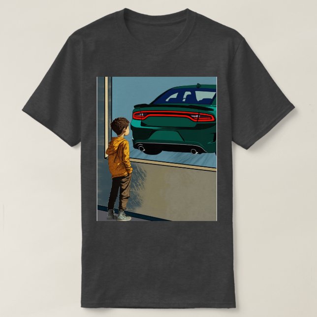 Camiseta Dodge Charger Kids Dream (Frente do Design)