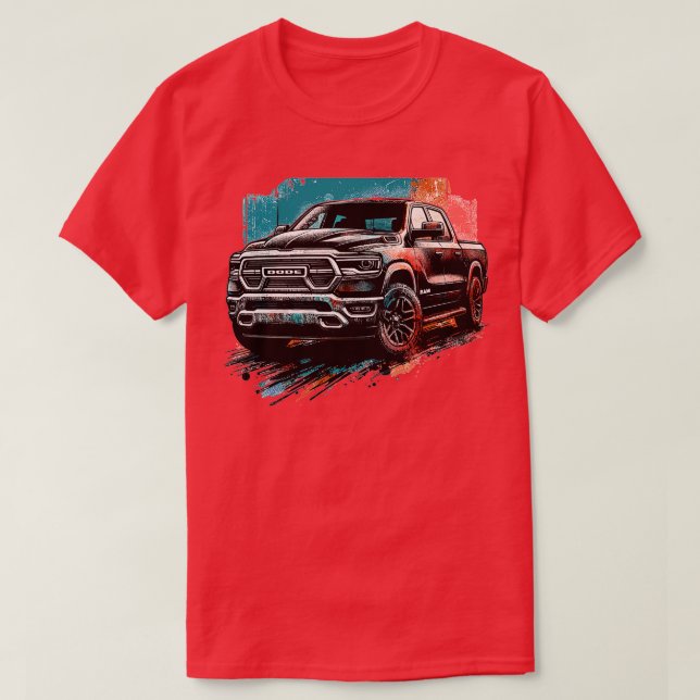 Camiseta Dodge Ram 1500 18 (Frente do Design)