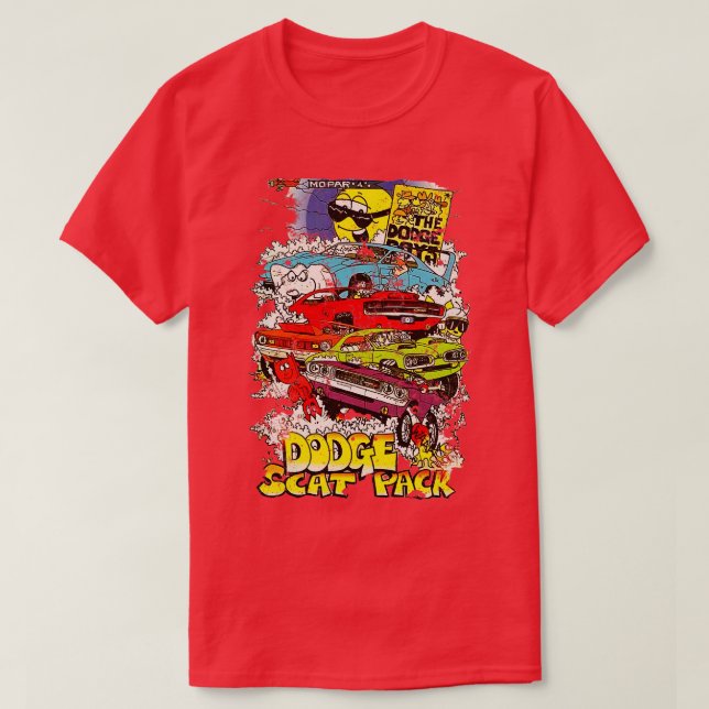 Camiseta Dodge Scat Pak (Frente do Design)