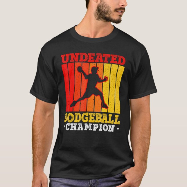Camiseta Dodgeball Champion Duck Dip Dive Dodgeb (Frente)