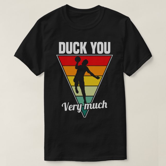 Camiseta Dodgeball Duck Você Muito (Frente do Design)