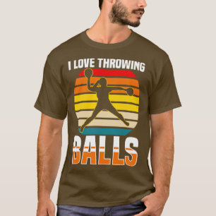 Camiseta Dodgeball Eu Adoro Jogar Bolas