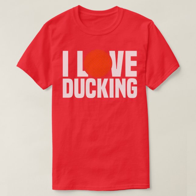 Camiseta Dodgeball I Love Duck (Frente do Design)