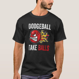 Camiseta Dodgeball Pegue Bolas Gaga Bola Jogador de Dodgeba