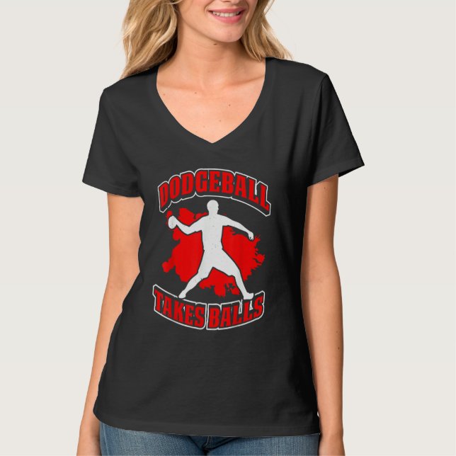 Camiseta Dodgeball Player Dodgeball Coach Dodgeball Champio (Frente)