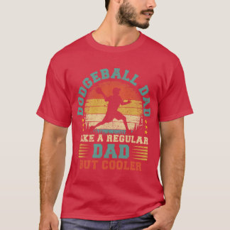 Camiseta Dodgeball Sports Lover Vintage Dodgeball Pai Fathe