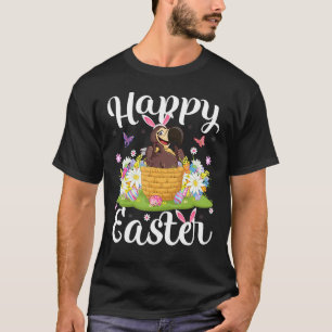 Camiseta Dodo Bird Easter Ovo Caça Floral Dodo Páscoa Su