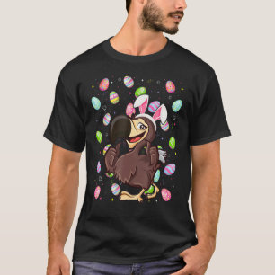 Camiseta Dodo Bird Easter Ovo Engraçado Páscoa Dodo Domingo