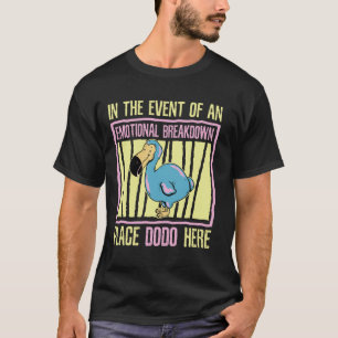 Camiseta Dodo Bird Engraçado Animais da Maurícia