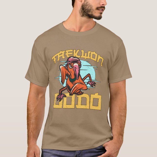 Camiseta Dodo BirdaekwonDodo Bird Assistindo presente sem v (Frente)