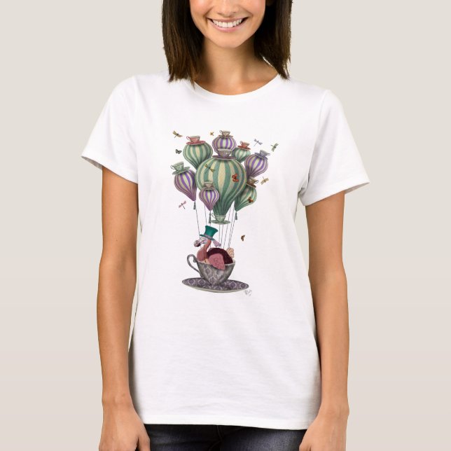 Camiseta Dodo em Teacup com Dragonflies (Frente)