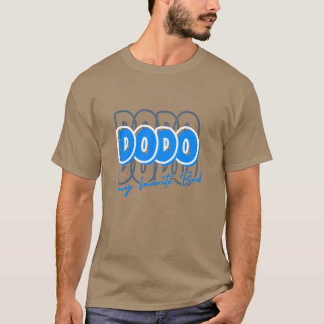 Camiseta Dodo Meus Amigos Pássaros Favoritos (Frente)