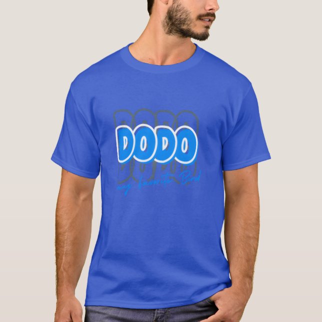 Camiseta Dodo My Favorite Bird Retro (Frente)