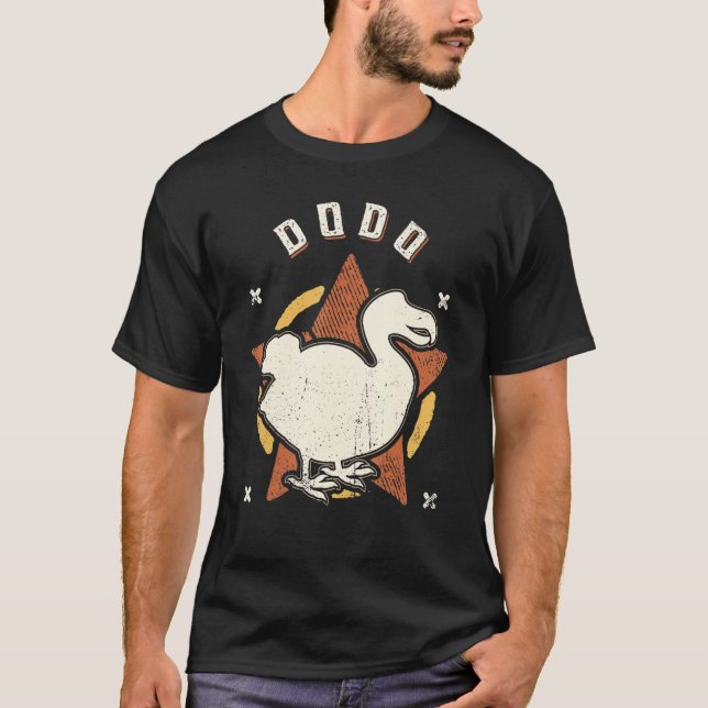 Camiseta Dodo Vintage Retro Classic Animal (Frente)
