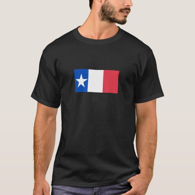 Camiseta Dodson Flag Texas Republic Alamo (Frente)
