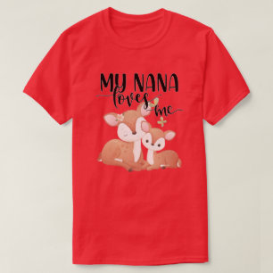 Camiseta Doe and Fawn Minha Nana me ama