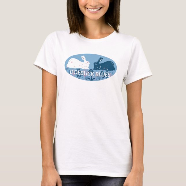 Camiseta Doebuck Blues - Camisa-T feminina (Frente)