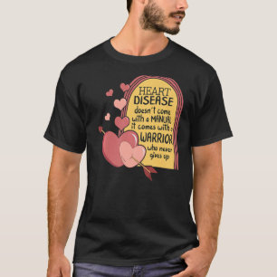 Camiseta Doença cardíaca não vem com reconhecimento de DCC