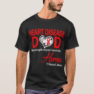 Camiseta Doença Cardíaca Pai Eu Criei o Meu
