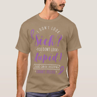 Camiseta Doença Crohns Eu Não Pareço Doente