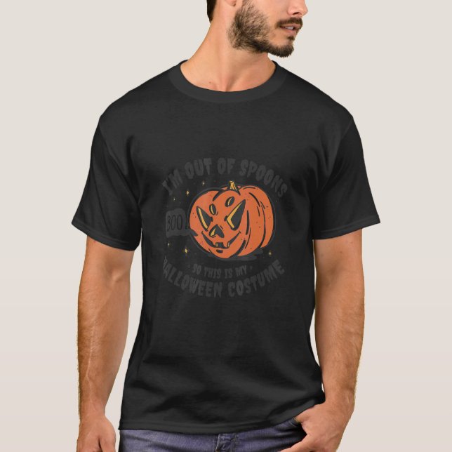 Camiseta Doença Crônica Fora De Colheres Figurino De Hallow (Frente)
