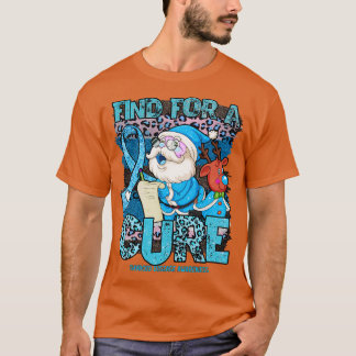 Camiseta Doença da Tiroide Sensibilização para o natal leop