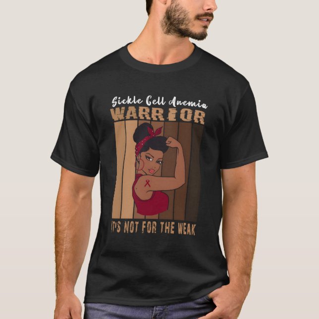 Camiseta Doença das Células Falciformes Sensibilização das  (Frente)