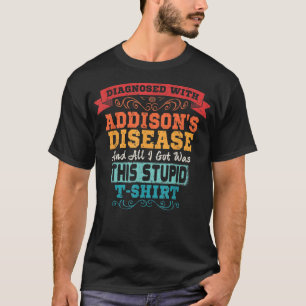 Camiseta Doença de Addison Mostra Presente de Consciência