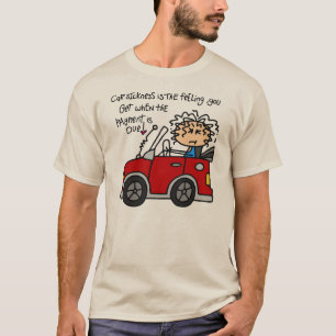 Camiseta Doença de carro cómico