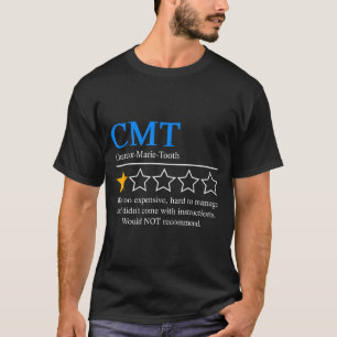 Camiseta Doença de Charcot Marie Tooth Conscientização Cmt