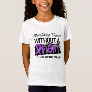 Camiseta Doença de Crohns que não vai para baixo sem uma