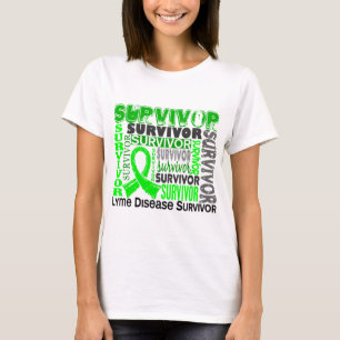 Camiseta Doença de Lyme do sobrevivente 10