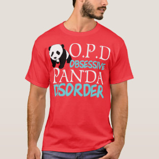 Camiseta Doença de Panda Obsessiva Bonita