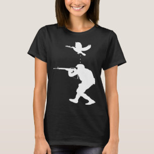 Camiseta Doença de Paz vs. Paz Contra Guerra Soldado