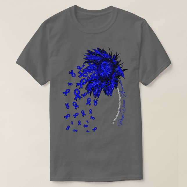 Camiseta Doença de Pompe Sensibilização girassol ninguém lu (Frente do Design)