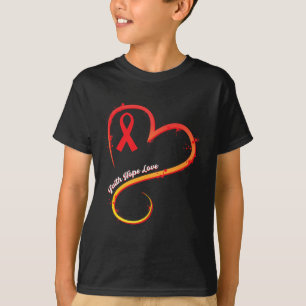 Camiseta Doença Fevereiro Vestir Consciência da Doença do C