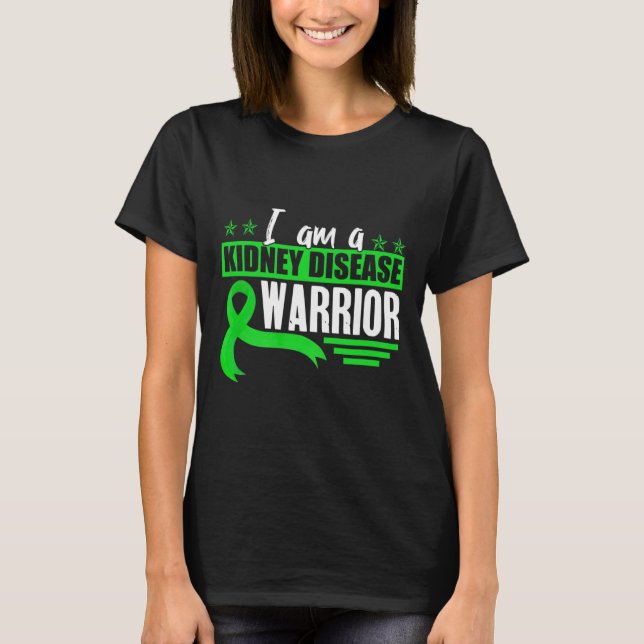 Camiseta Doença Guerreira Diálise Nefrite Orgã Doador Gre (Frente)