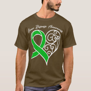 Camiseta Doença Hepática Sensibilização Cardíaca Presente d