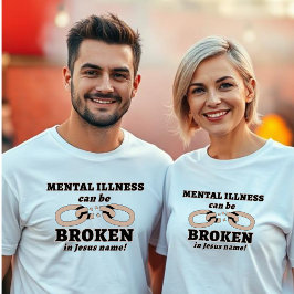 Camiseta Doença Mental pode ser SUPERADA Unisex