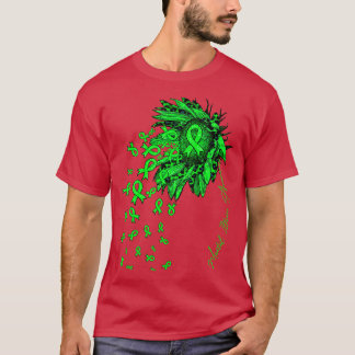 Camiseta Doença mental Sensibilização Flores de madrugada