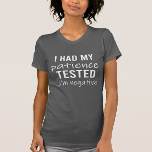 Camiseta Doença negativa