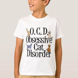 Camiseta  Doença Obsessiva dos Gatos