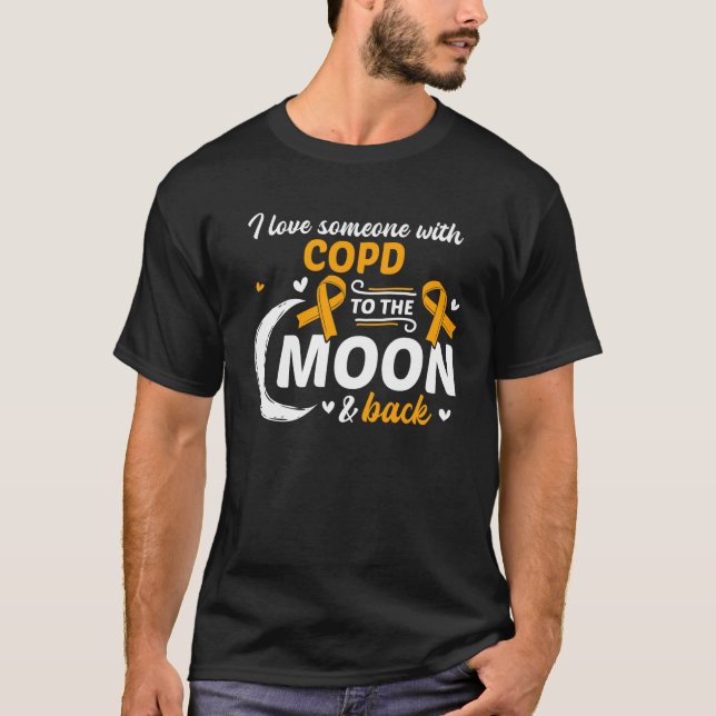 Camiseta Doença Pulmonar Obstrutiva Crônica DPOC Awarene (Frente)