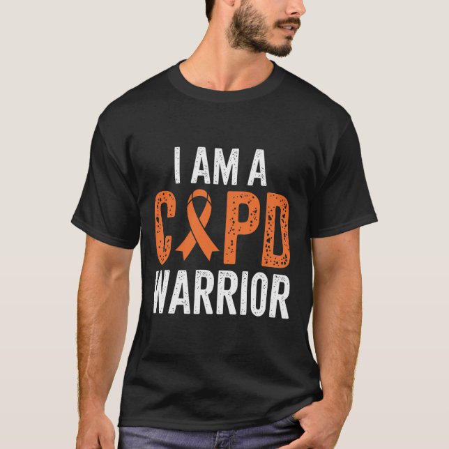 Camiseta Doença pulmonar pulmonar do Guerreiro da Copd Emph (Frente)