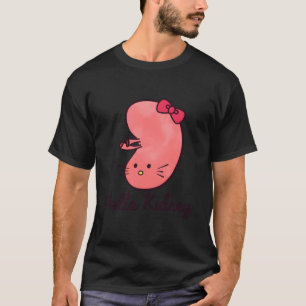Camiseta Doença renal 3 Sensibilização Diálise do Doador do