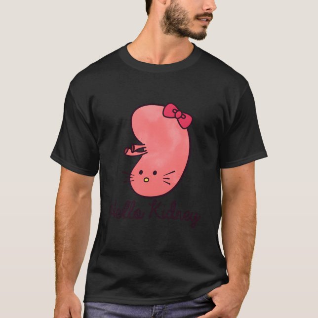 Camiseta Doença renal 3 Sensibilização Diálise do Doador do (Frente)