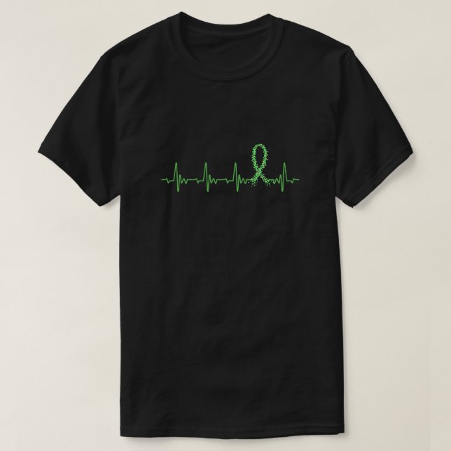 Camiseta Doença Renal Câncer de figado Sensibilização Fita  (Frente do Design)