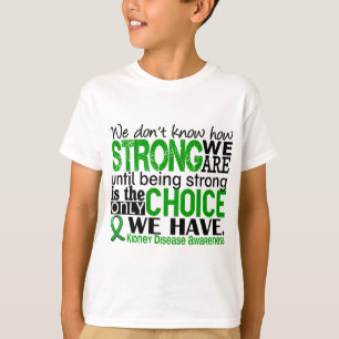 Camiseta Doença renal como forte nós somos