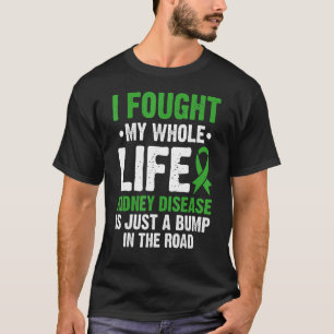Camiseta Doença Renal Crônica É Apenas Um Bloco Na Estrada
